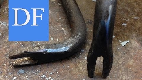 Blacksmithing Project - Forging Small Scroll Wrenches
