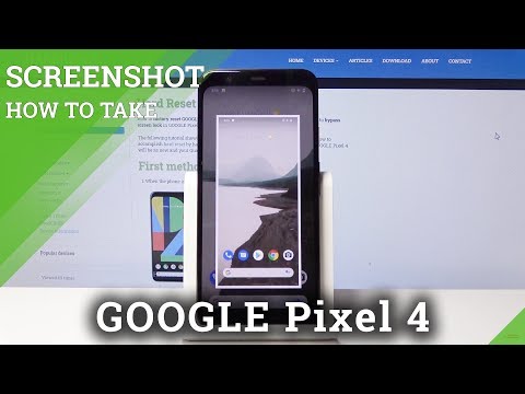 How to Take Screenshot in GOOGLE Pixel 4 - Save & Share Screenshot