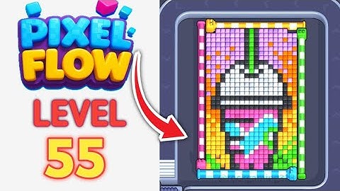 Pixel Flow Level 55 Walkthrough