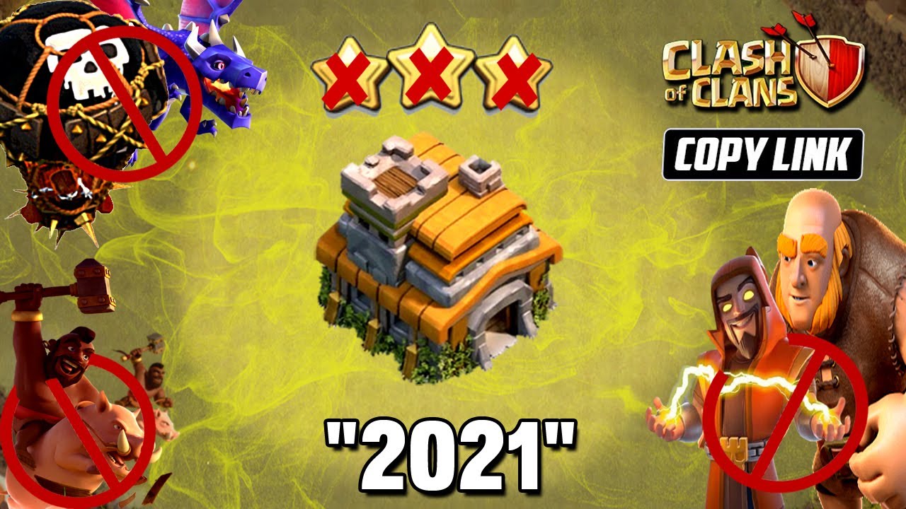 New Th7 War Base 2021 Anti 3 Star Town Hall 7 Th7 War Base Clash Of Clans Youtube