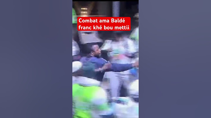Face à face ama Baldé franc khékh bou metti