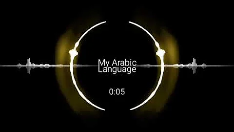 My Arabic Leangue Nasyid by Muhammad Al-Muqit