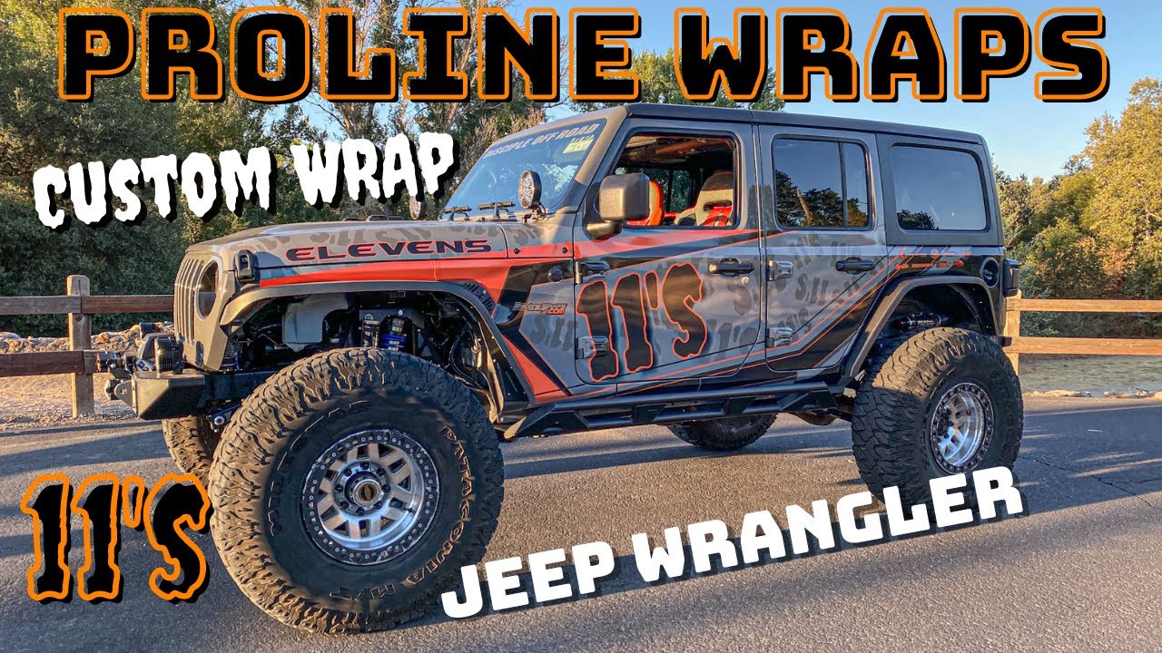 CUSTOM WRAP - Jeep Wrangler JL - PROLINE WRAPS - YouTube