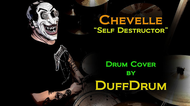 Self Destructor Drums version - Drums performance video thumbnail
