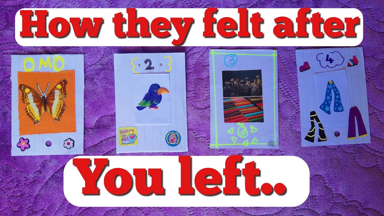 PICK A CARD // HOW THEY FELT AFTER YOU LEFT.. //CARTOMANCY TAROT