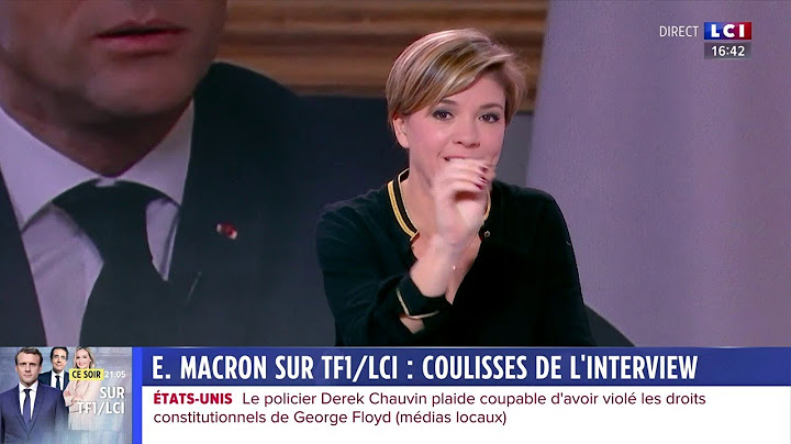 Emmanuel Macron sur TF1 : les coulisses de l'interview