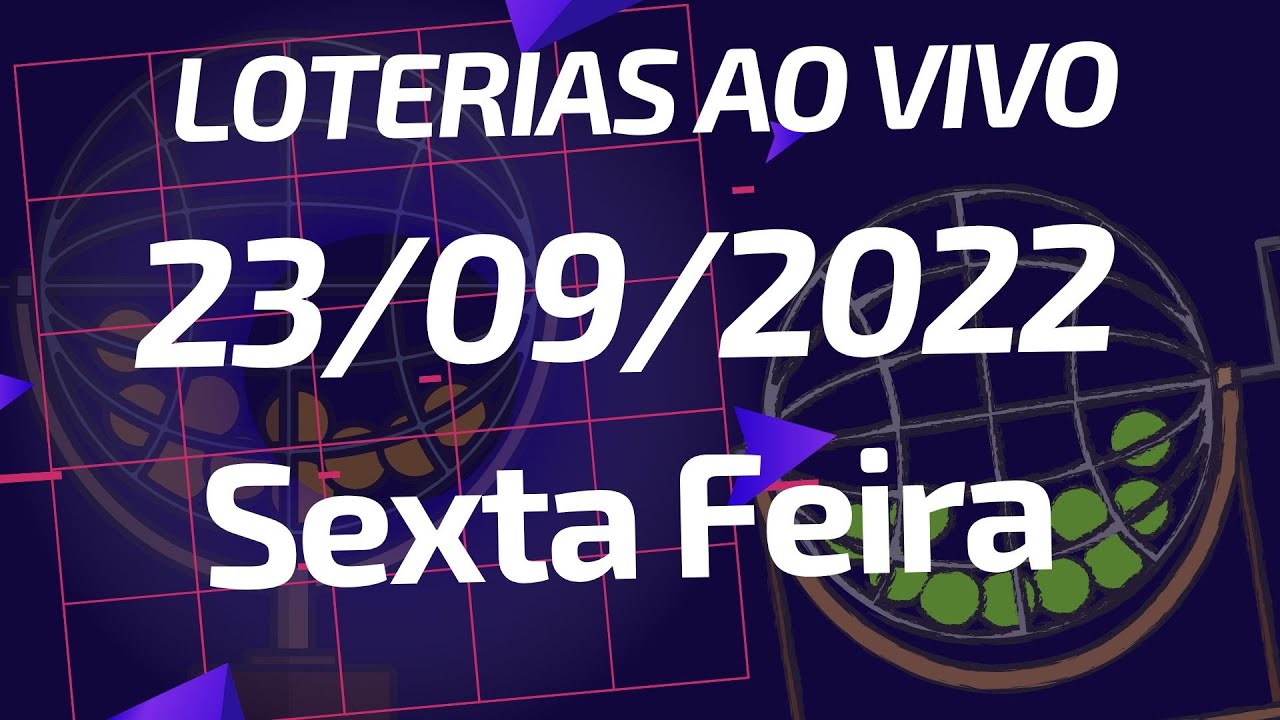 🍀23/09/2022 – AO VIVO – LOTERIAS – LOTOFACIL 2621 – QUINA 5957 – LOTOMANIA 2369 – SUPER SETE  299