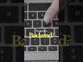 Full Stack Kaise Bane? 🔥 Frontend vs Backend Explained #shorts #frontenddeveloper #backenddeveloper