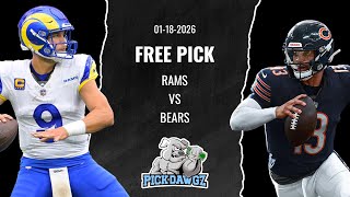 Chicago Bears vs Los Angeles Rams 1/18/26 NFL Pick & Prediction | AFC Divisional
