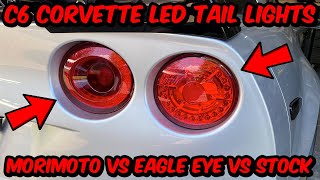 C6 Corvette LED Tail Light Comparison - Morimoto XB vs LED Eagle Eye vs Stock