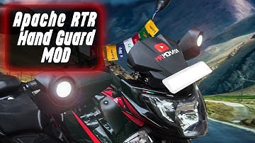 how to install handguard on rtr 200 in ₹550 | RTR 200 mods