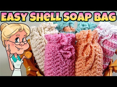 Quick Shell Stitch Soap Bag - Crochet Tutorial