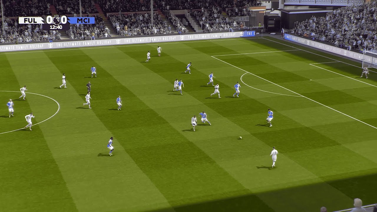 Fulham vs Manchester City. Gameplay Fc 26. Realistic Lighting, Turf , Anth, Fifer, Esim