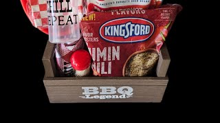 Giving Father's Day a go || Time to light up the grill!! BBQ caddy giftbasket