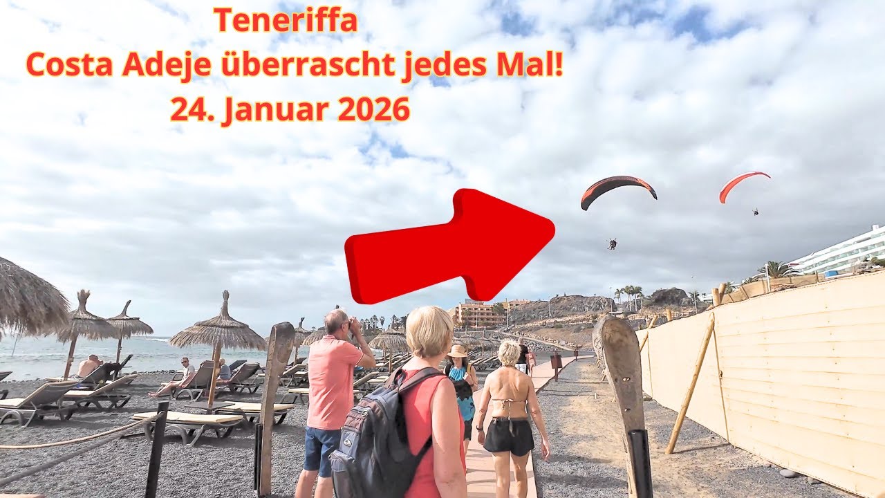 Teneriffa - Costa Adeje überrascht jedes Mal - 24. Januar 2026 #teneriffa #costaadeje #tenerife