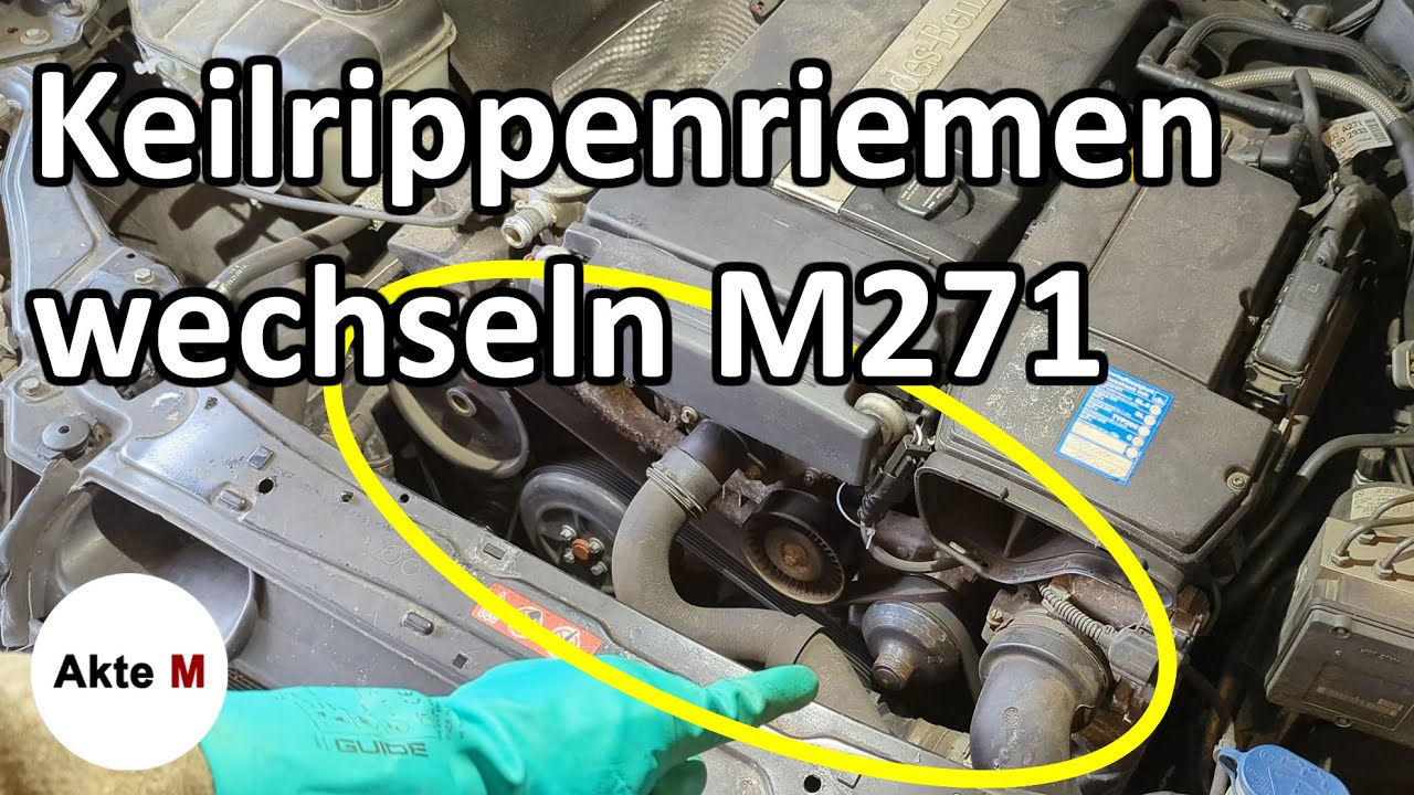 W203 Keilrippenriemen Wechseln Anleitung