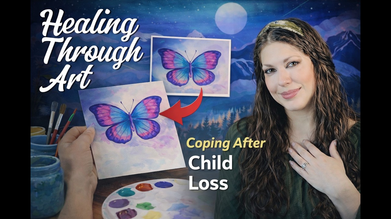 Watercolor Butterfly Tutorial for Beginners | Healing Through Art After Loss
