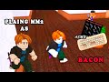 BACON BOY MURDERER KILLS EVERYONE IN MM2 + GAMEPLAY ASMR