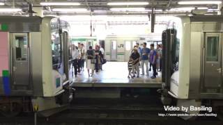 JR東日本HB-E210系気動車仙台駅C5,C8連結作業