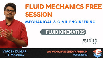 Fluid Kinematics-Free Session (Mechanical & Civil) | GATE, TRB, TNPSC-AE & other PSUs