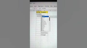 Generate Alphabetic Serial Numbers 🔥 | Excel Important Functions‼️ #shorts #newshort #tips #bytetech