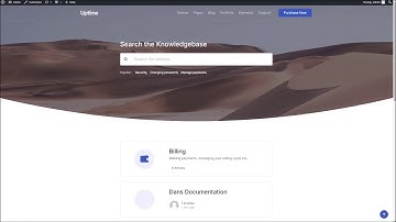 Uptime WordPress Theme - Documentation Post Type Overview