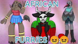 Creating FURSONA'S using AFRICAN ANIMALS. 