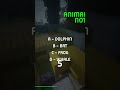 Which of these animals is NOT a mammal?