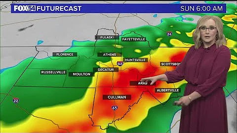 Scattered Showers and A Few Storms Sunday - Weather Forecast Saturday, January 7, 2023