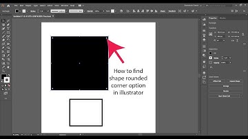 How to find shape rounded corner option in illustrator