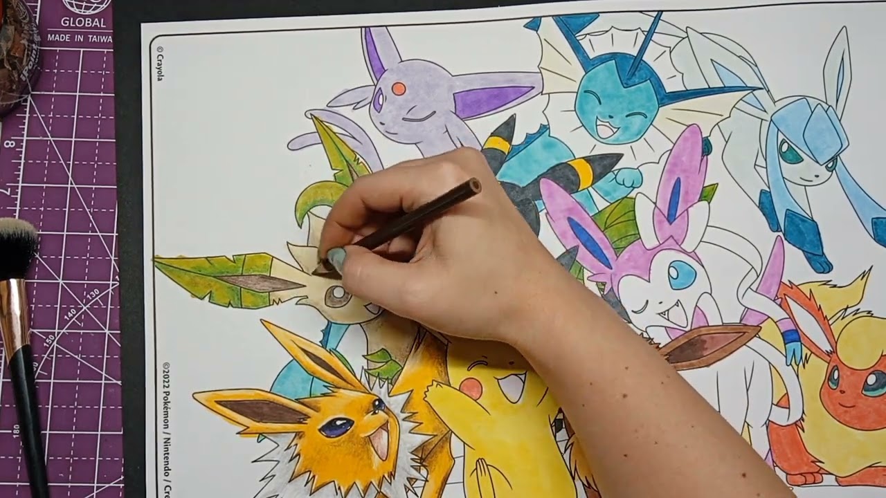 Crayola Pokemon Giant Coloring Pages