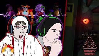 IT'S HERE AND I'M HYPED!! | FNaF Security Breach Gameplay Trailer Reaction w\/ Mini Emo Bear