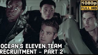 Oceans Eleven 2001 Embling The Eleven Part 2 Of 3 George Clooney Brad Pitt Carl Reiner