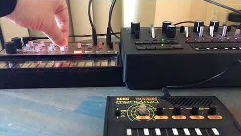 korg monotribe & volca keys jam