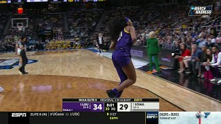 👀 Angel Reese INJURES ANKLE Guarding Caitlin Clark | NCAA Tournament, Iowa Hawkeyes vs LSU Tigers