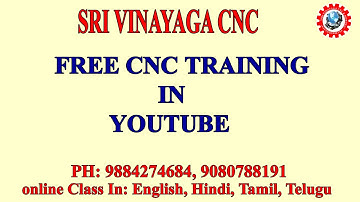 Free Cnc Training Online - Free Cnc Programming Training In Tamil - Free Cnc Software - Cnc Operator