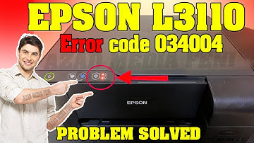 Epson L3110 red light blinking solution ! EPSON L3110 ERROR CODE 034004 PROBLEM SOLVED  #034004