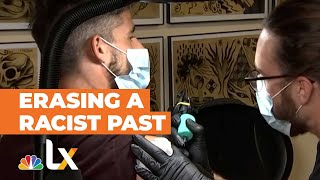 Covering Racist Tattoos for Free | NBCLX