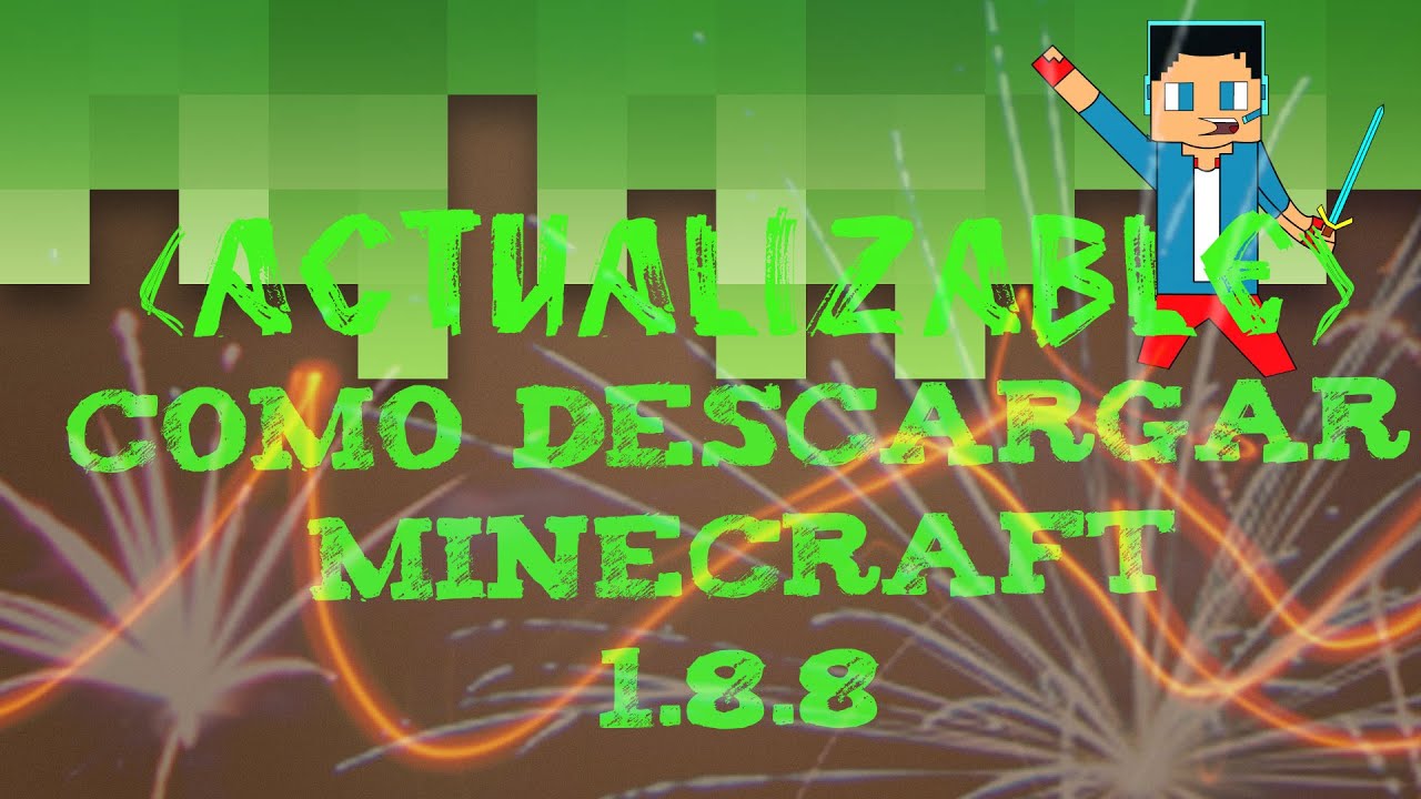 Como Descargar Minecraft -1.8.8 en windows [7,8, y 10] Y 