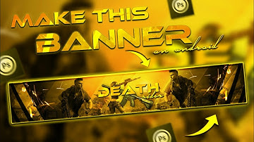 how to make gaming banner on android | gaming banner | ps touch | banner making on android