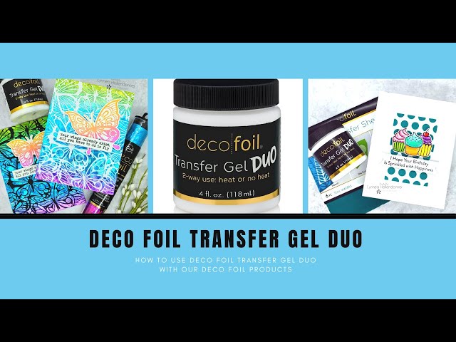 ThermOWeb ICRAFT Deco Foil Transfer Gel DUO - 4 Ounces