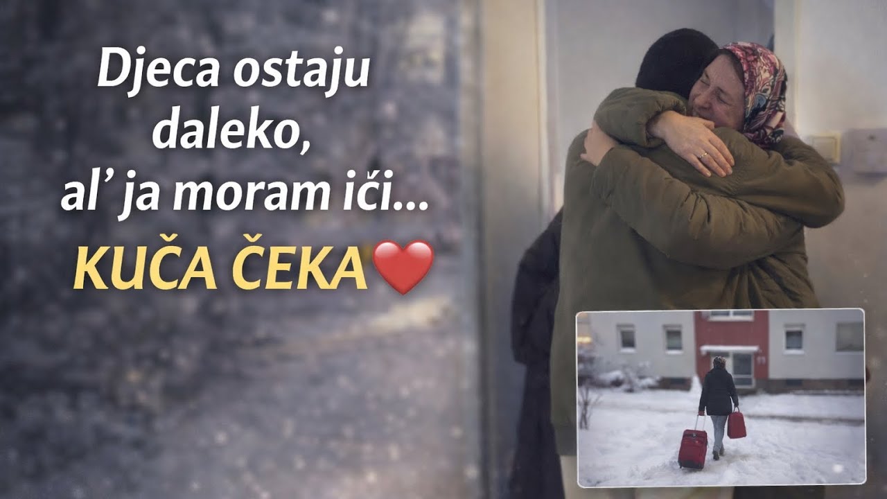Koferi u ruci, suza u oku… svekrva se vraća u Bosnu 💔✈️ | Teški su rastanci 😢