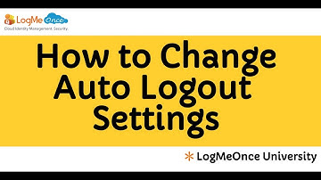 LogMeOnce Password Manager V6.0 : How to Change Auto Logout Settings
