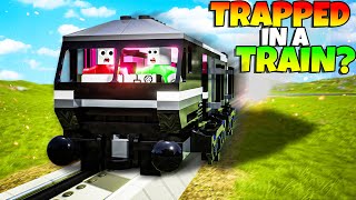 We Got Trapped inside an AI Train in Brick Rigs?!