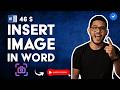How to INSERT an IMAGE Inside a SHAPE in WORD in 46S