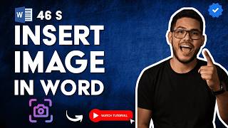 How to INSERT an IMAGE Inside a SHAPE in WORD in 46S
