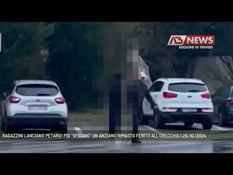 RAGAZZINI LANCIANO PETARDI POI ''SFIDANO'' UN ANZIANO RIMASTO FERITO ALL'ORECCHIO | 20/10/2024