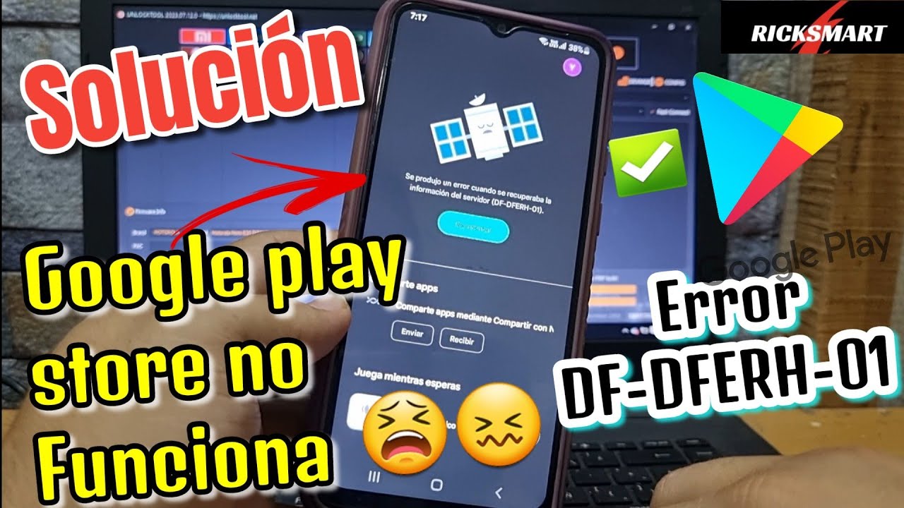 Solución error de la Google play store al recuperar la información del