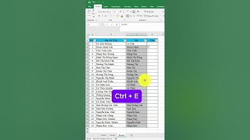 Tách họ và tên #shorts #tachhovaten  #excel #exceltips #thuthuatexcel #meohay #hocexcel #exceltricks