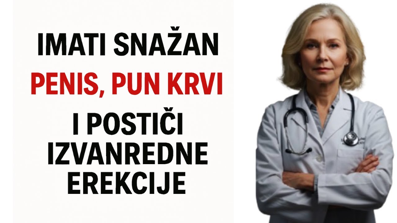 Imati snažan penis, pun krvi, i postići izvanredne erekcije